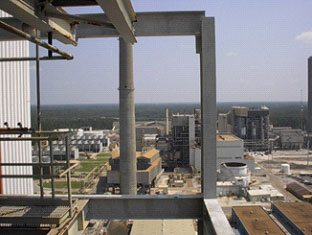 High Above the Entergy Nelson Plant in Westlake, LA 