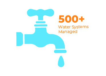 500+ Water systems managed