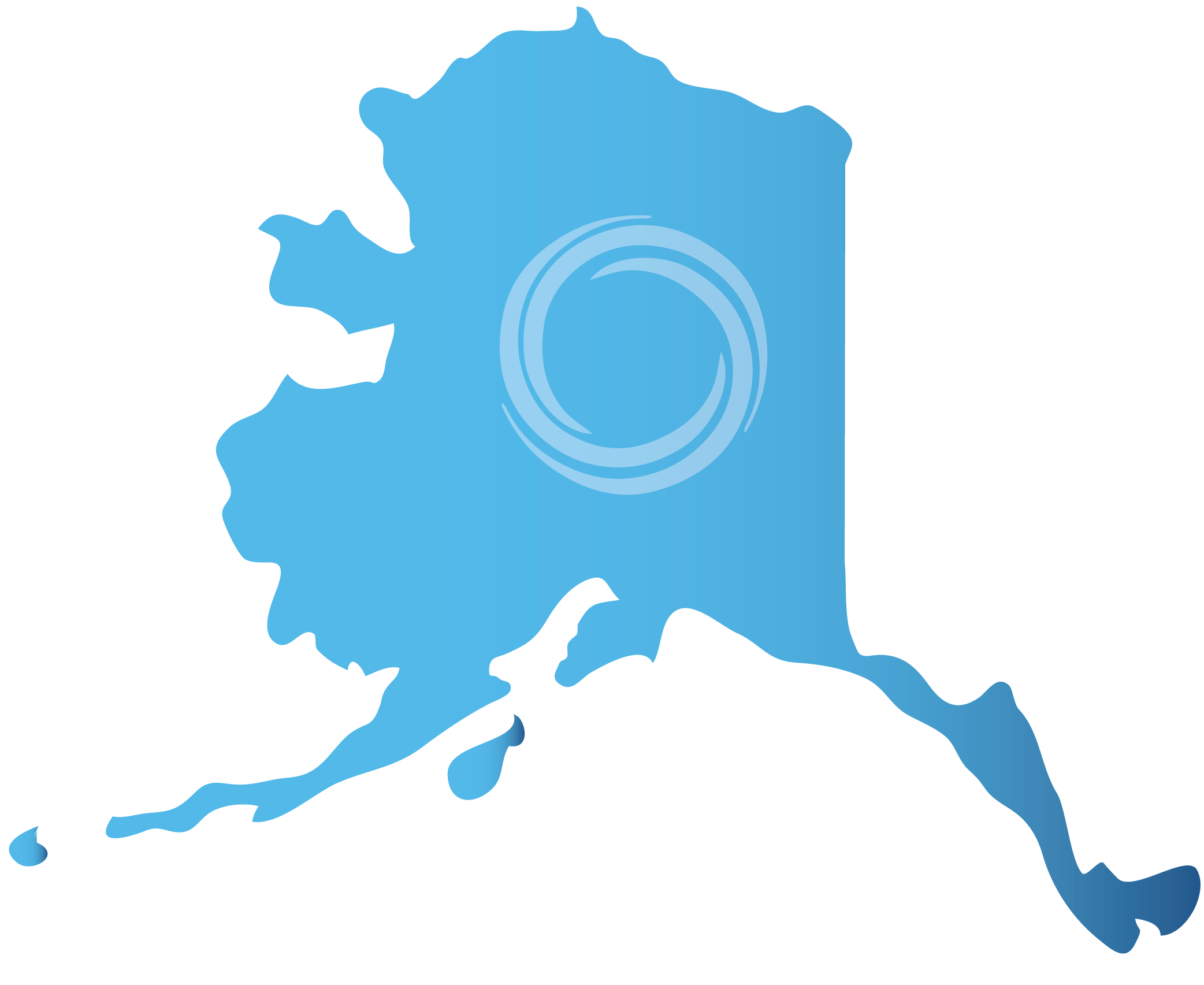 Alaska with bsi's logo on top